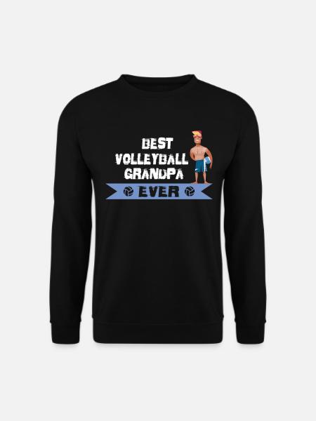 Best Volleyball Grandpa Ever - Beach Volleyball - Unisex Pullover - Schwarz