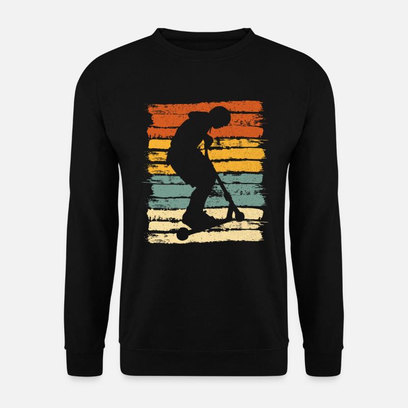 Scooter scooter pliante - Sweat-shirt Unisexe - noir