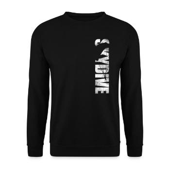 Skydiving Vintage Skydive - Sweat-shirt Unisexe - noir - Devant - Alina (178cm) & Michal (187cm)