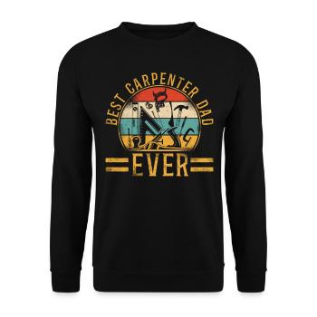 Woodworker Carpenter Tools Vintage - Sweat-shirt Unisexe - noir - Devant - Alina (178cm) & Michal (187cm)