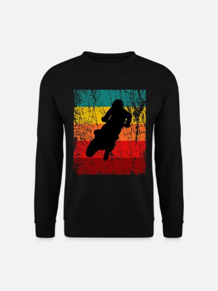 Supermoto / Supermotard / Supermoto Wheelie - Unisex Pullover - Schwarz