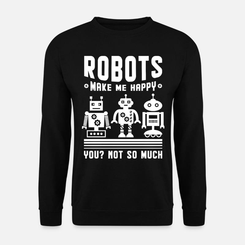 Robotic Robots - Unisex Sweatshirt - black