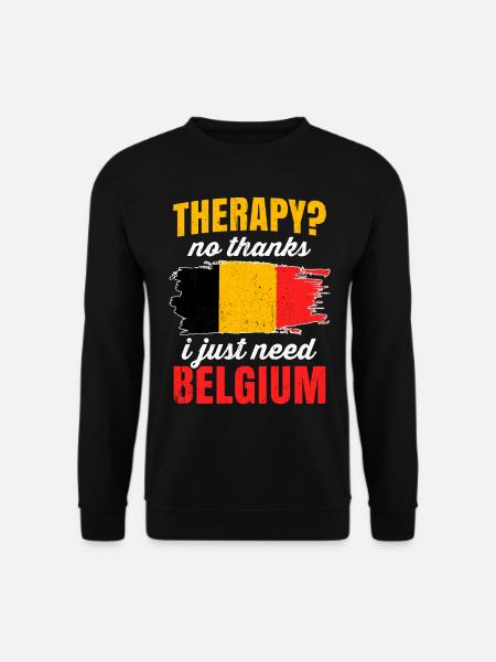 Belgium - Unisex Sweatshirt - black