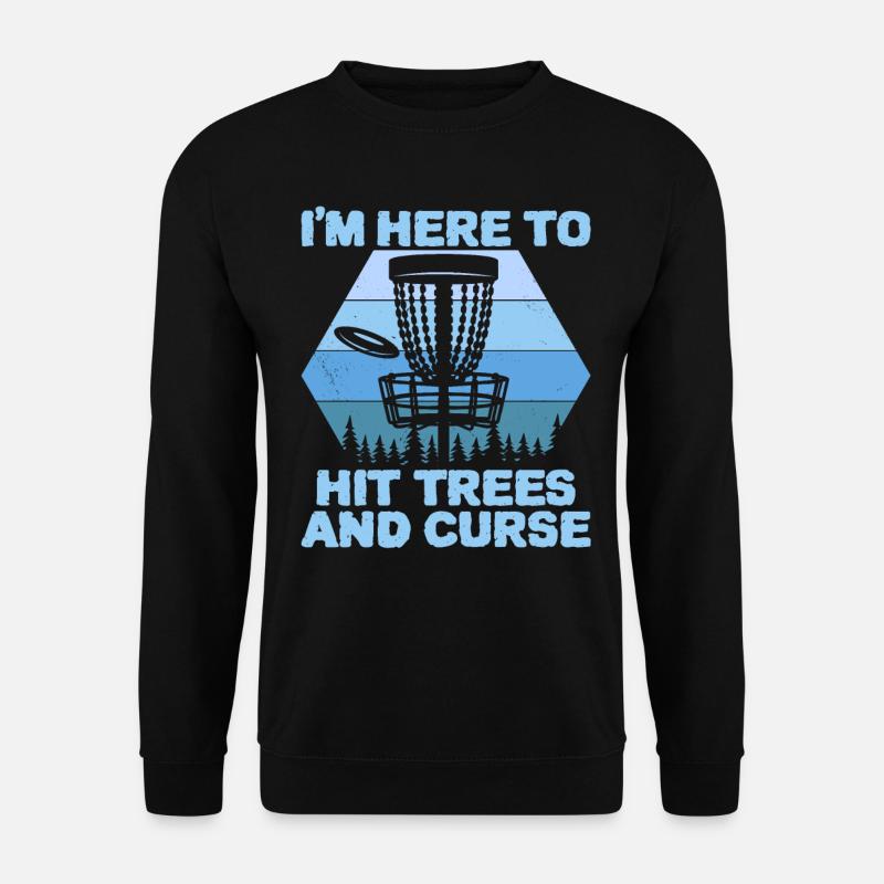 Disc Golf Scheiben Golfer Frisbee Frolf Discgolf - Unisex Pullover - Schwarz