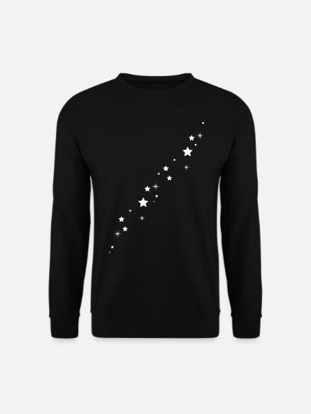 Sterne Sternschnuppe - Unisex Pullover - Schwarz