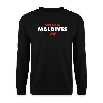 Maldives Easter Gift - Unisex Pullover - Schwarz - Vorne - Alina (178cm) & Michal (187cm)