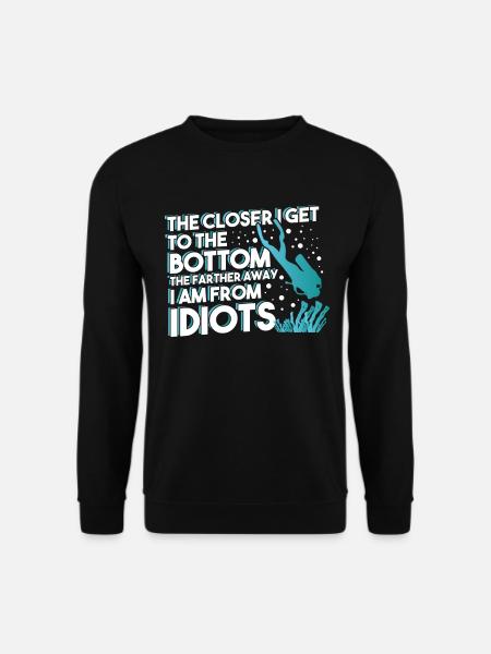 Scuba Diving - Unisex Sweatshirt - black