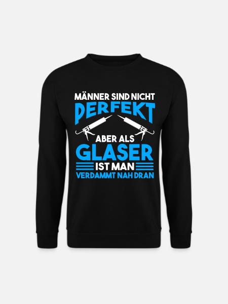 Glaser Glaserei - Unisex Pullover - Schwarz