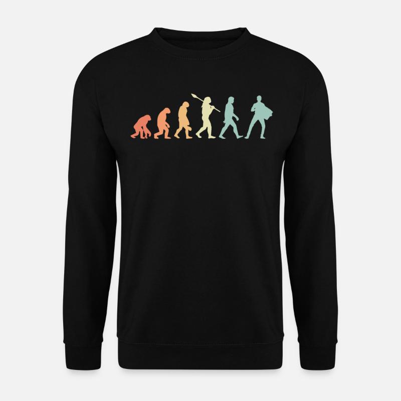 Akkordeon Retro Evolution - Unisex Pullover - Schwarz