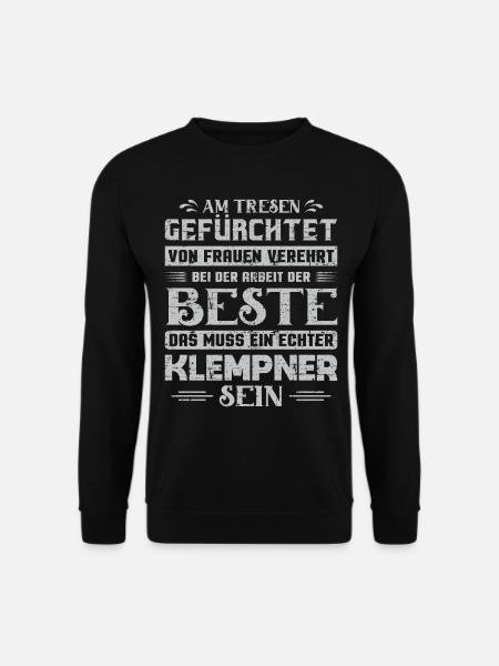 Heizungsbauer Heizungsbau Heizungsinstallateur - Unisex Pullover - Schwarz