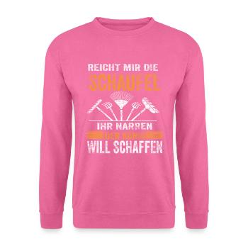 Landschaftsbau Galabau Gartenbau Landschaftsbauer - Unisex Pullover - Pink - Vorne