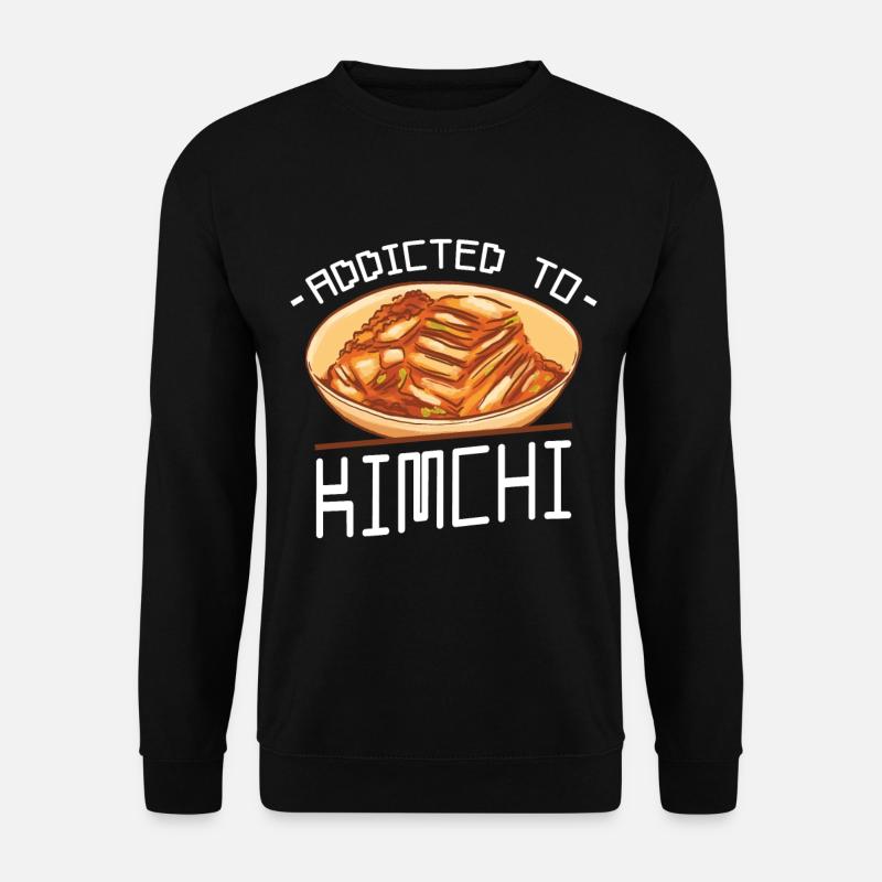 Kimchi Drôle Addicted to kimchi - Sweat-shirt Unisexe - noir