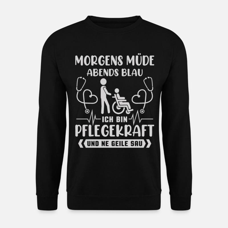 Altenpflegerin Altenpfleger Pfleger Pflegehelfer - Unisex Pullover - Schwarz