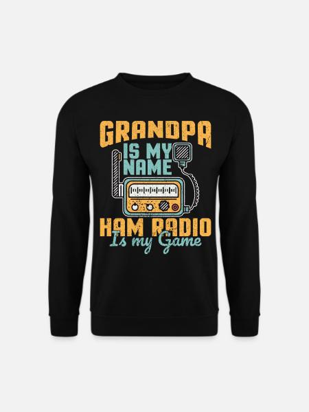 Funk Amateur Funker Funken Radio Hobby Geschenk - Unisex Pullover - Schwarz