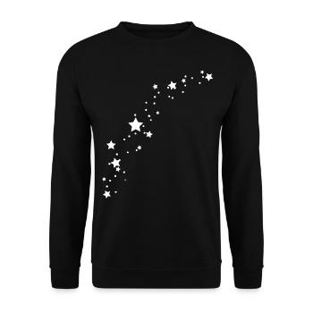 Étoiles - Sweat-shirt Unisexe - noir - Devant - Alina (178cm) & Michal (187cm)