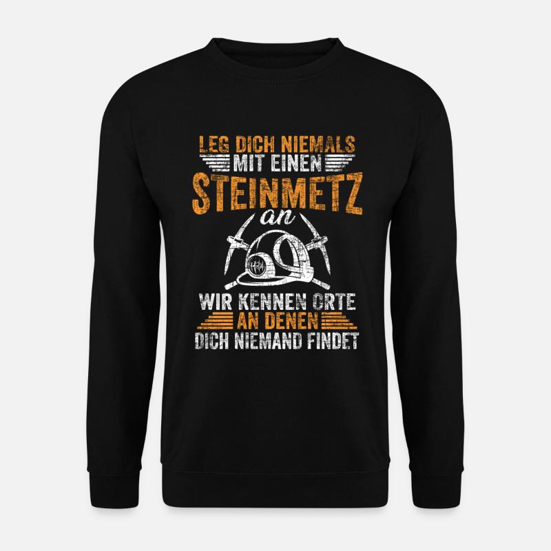 Steinmetz - Unisex Pullover - Schwarz