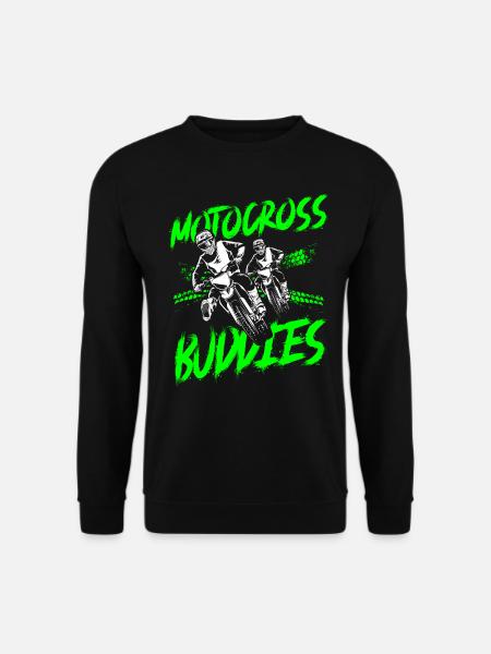 Dirt Bike Motorcross MX Rider - Unisex Pullover - Schwarz