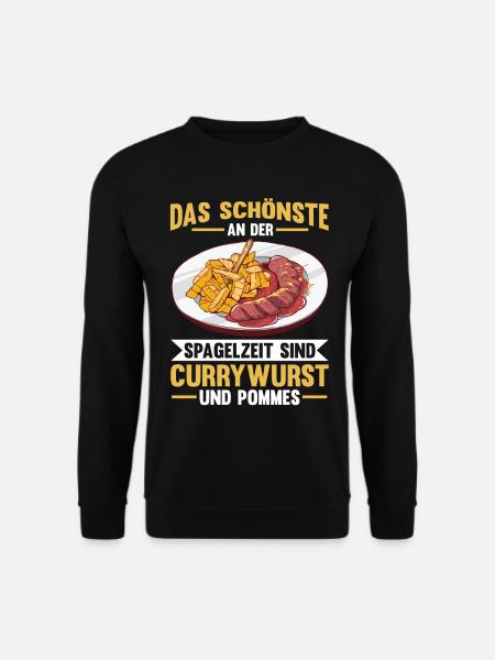 Currywurst - Unisex Pullover - Schwarz