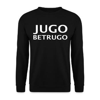 Jugo Betrugo Jugoslawien Serbien Bosnien Geschenk - Unisex Pullover - Schwarz - Vorne - Alina (178cm) & Michal (187cm)