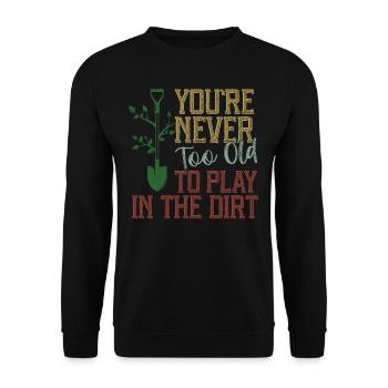 Gardening - Unisex Pullover - Schwarz - Vorne - Alina (178cm) & Michal (187cm)