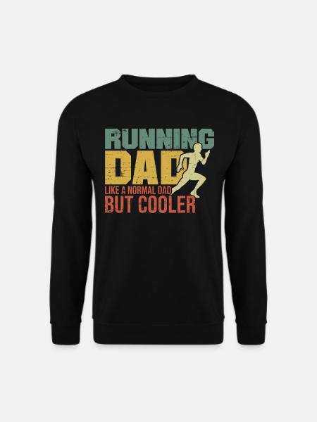 Marathon Running Running Dad - Unisex Sweatshirt - black