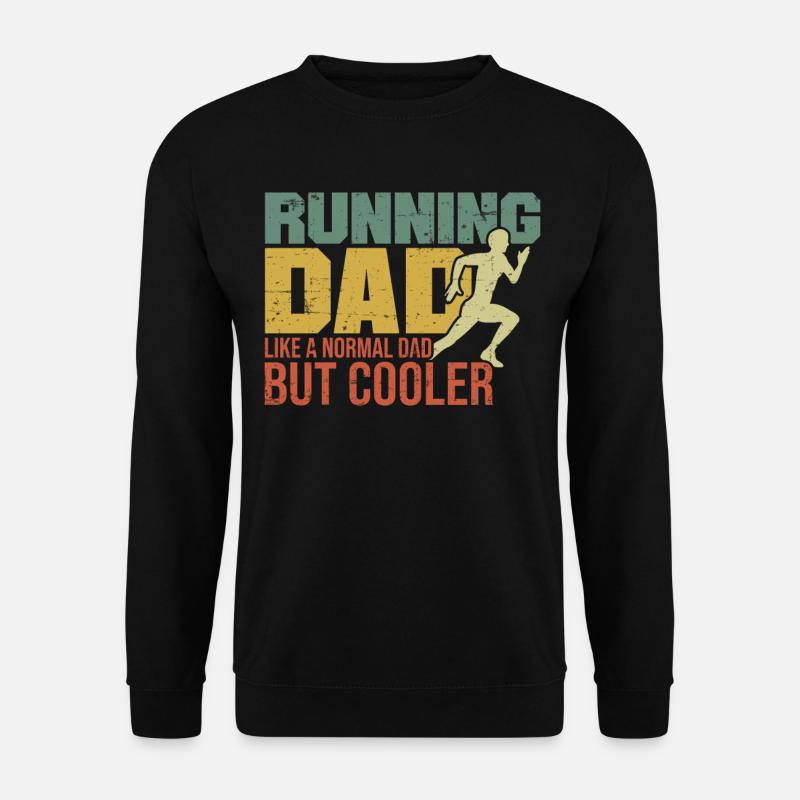 Marathon Running Running Dad - Unisex Sweatshirt - black