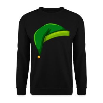Elfe - Fée - Noël - Sweat-shirt Unisexe - noir - Devant - Alina (178cm) & Michal (187cm)