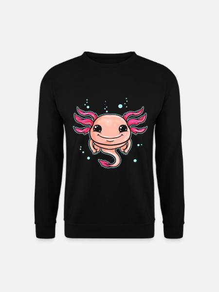 Niedlich Wie Ein Axolotl Ist Dieses Tierkostüm - Unisex Pullover - Schwarz