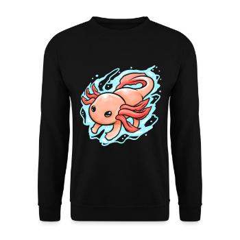 Kawaii - Mexican Marine Life - A - Unisex Sweatshirt - black - Front - Alina (178cm) & Michal (187cm)