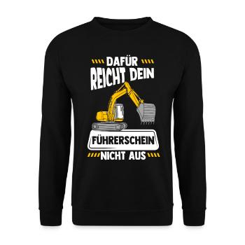 Bagger - Unisex Pullover - Schwarz - Vorne - Alina (178cm) & Michal (187cm)