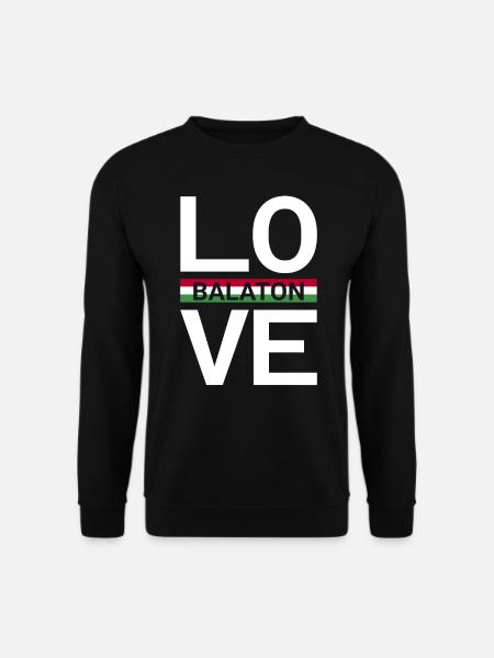 Balaton Plattensee Ungarn Urlaub - Unisex Pullover - Schwarz