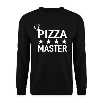 Pizza Master Pizza Chefkoch - Italienische Pizza - Unisex Pullover - Schwarz - Vorne - Alina (178cm) & Michal (187cm)