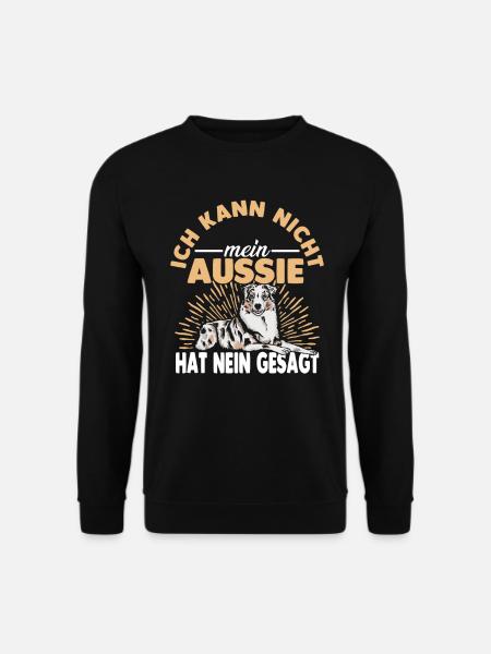 Australian Shepherd Aussie - Unisex Pullover - Schwarz