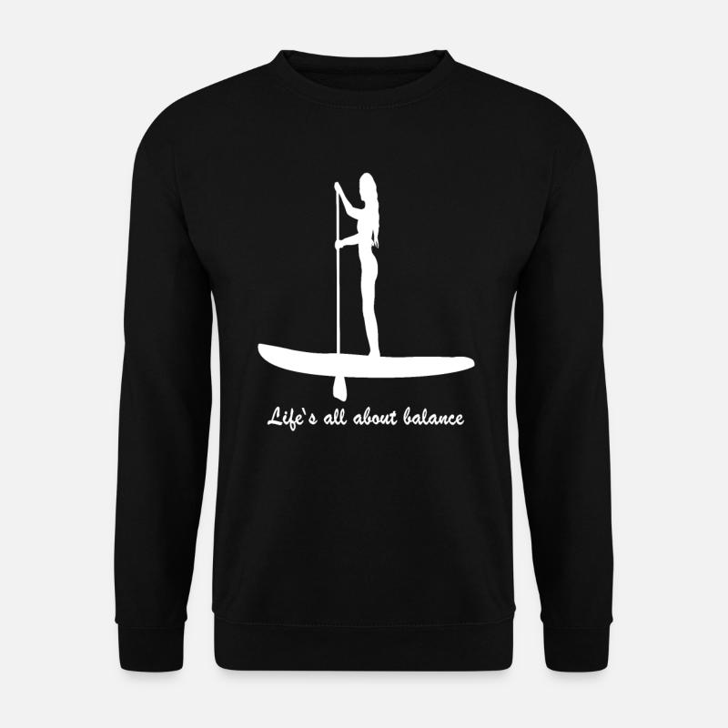 Stand Up Paddle - SUP Girl - Unisex Pullover - Schwarz