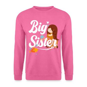 Big sister Big Sis - Unisex Sweatshirt - pink - Front