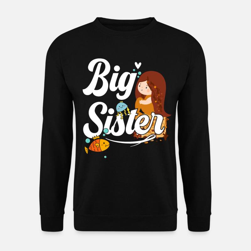Große Schwester Big Sis - Unisex Pullover - Schwarz