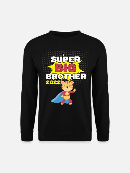 Super Großer Bruder Superheld 2022 - Unisex Pullover - Schwarz