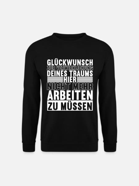 Abschiedsgeschenk Kollegen Jobwechsel - Unisex Pullover - Schwarz