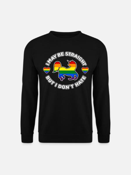LGBTQ Hetero Homosexuell Pride Cis Geschenk - Unisex Pullover - Schwarz