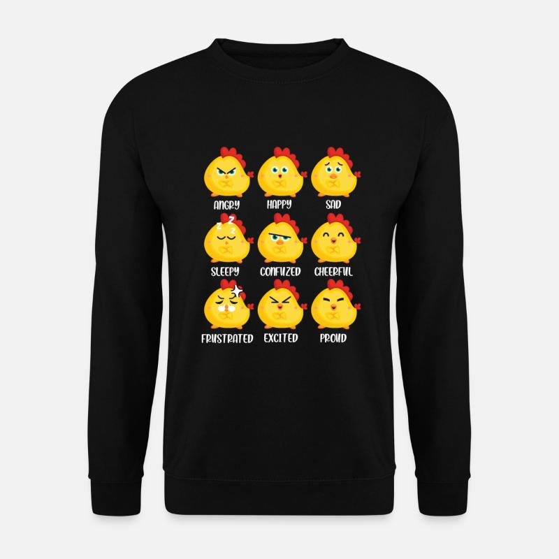 Hühnerflüsterer Huhn Hühnerhalter Hühner - Unisex Pullover - Schwarz