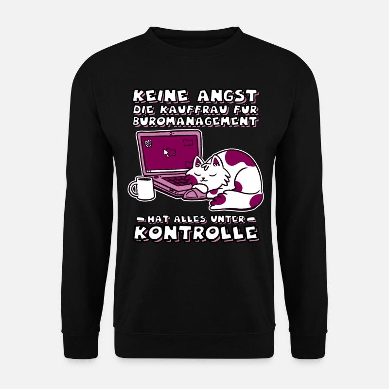Bürokauffrau Kauffrau für Büromanagement Geschenk - Unisex Pullover - Schwarz