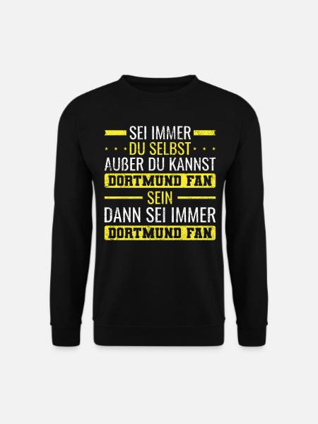 Dortmund | Dortmund Fan Fußball Fanartikel - Unisex Pullover - Schwarz