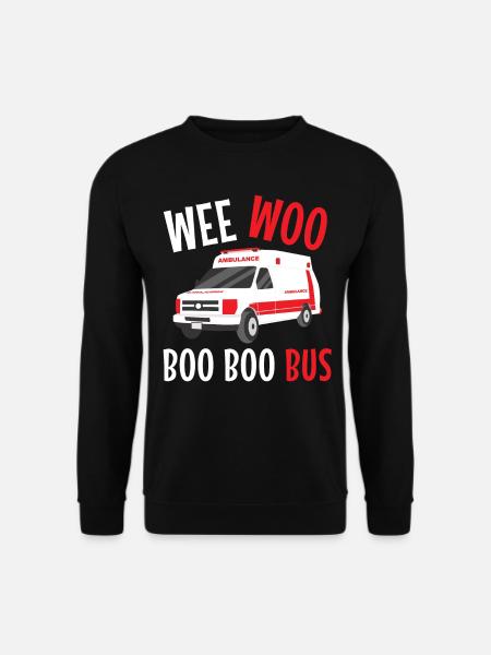 Sanitäter Wee Woo Bus Rettungsdienst - Unisex Pullover - Schwarz