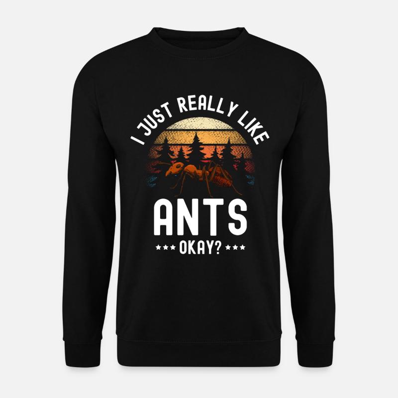 Ameise - Unisex Pullover - Schwarz