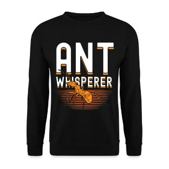 Ant Insect Gift Nature Vermin Bug Ant - Unisex Sweatshirt - black - Front - Alina (178cm) & Michal (187cm)