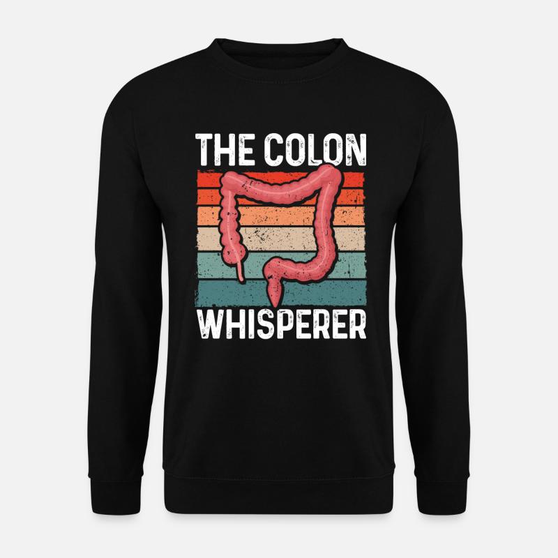 Gastroenterologist Proctologist Colon Whisperer - Unisex Sweatshirt - black