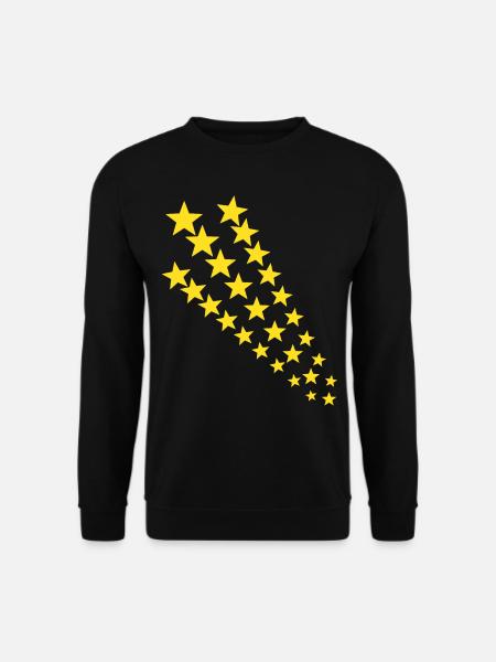 Stars branchées - Sweat-shirt Unisexe - noir