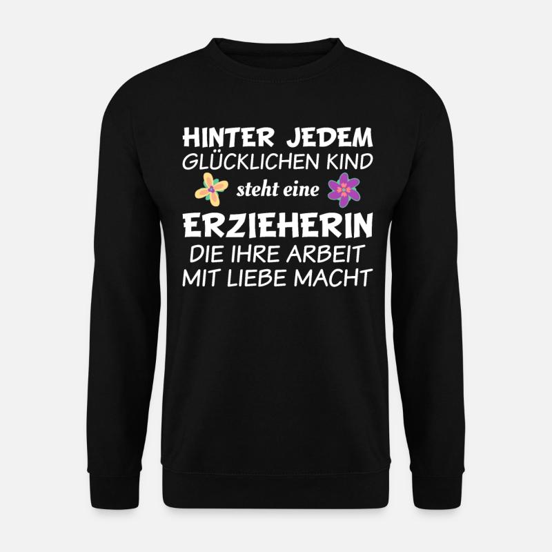 Erzieherin - Unisex Pullover - Schwarz