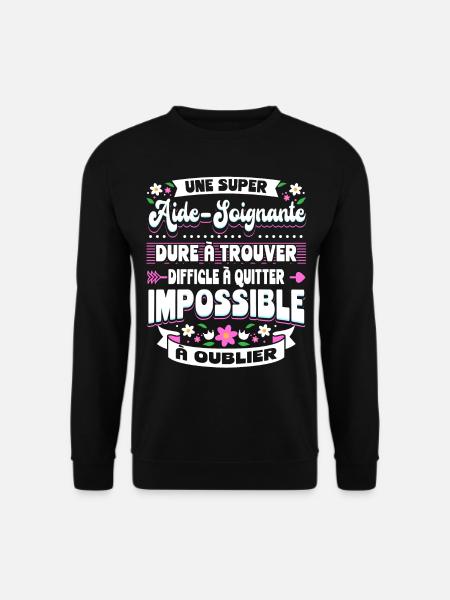 Aide Soignante Aides Soignants - Sweat-shirt Unisexe - noir