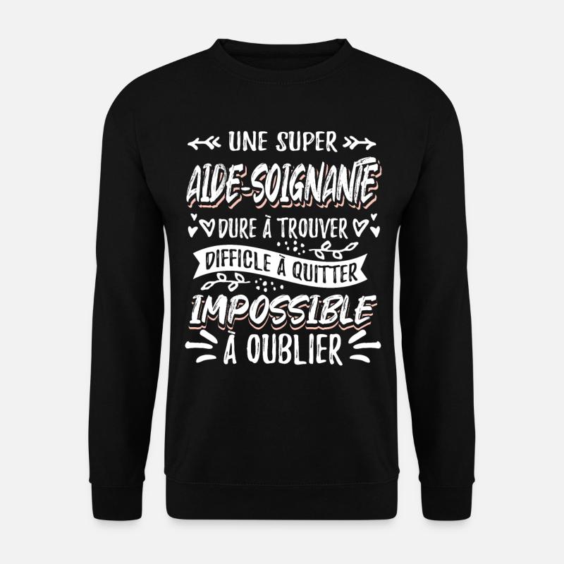 Aide Soignante Aides Soignants - Sweat-shirt Unisexe - noir